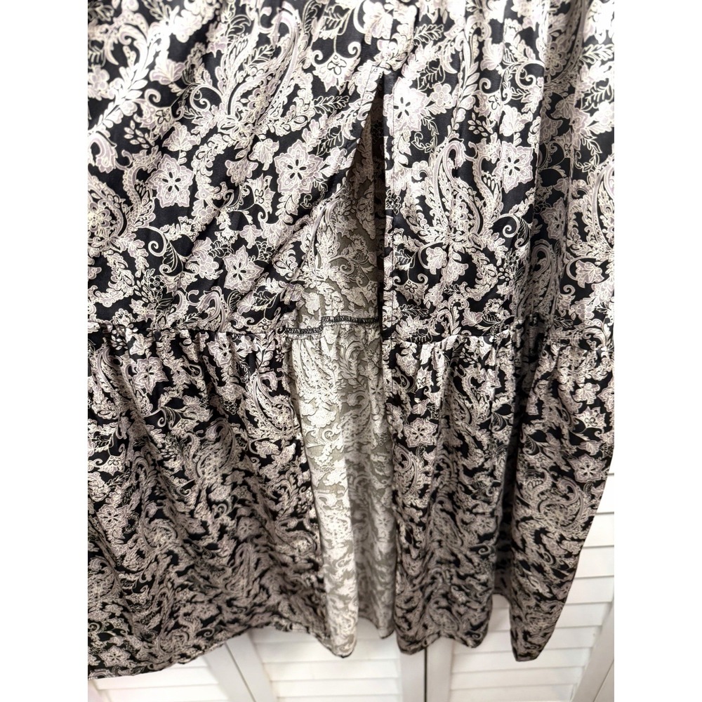 Anthropologie Current Air Boho Paisley Tiered Maxi Dress Women's Size XS NWT - Picture 7 of 10